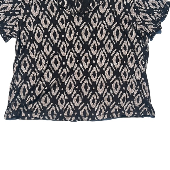 Scotch & Soda Beach Bandits Tan & Black Print Boxy Tee Size XS - Picture 11 of 13